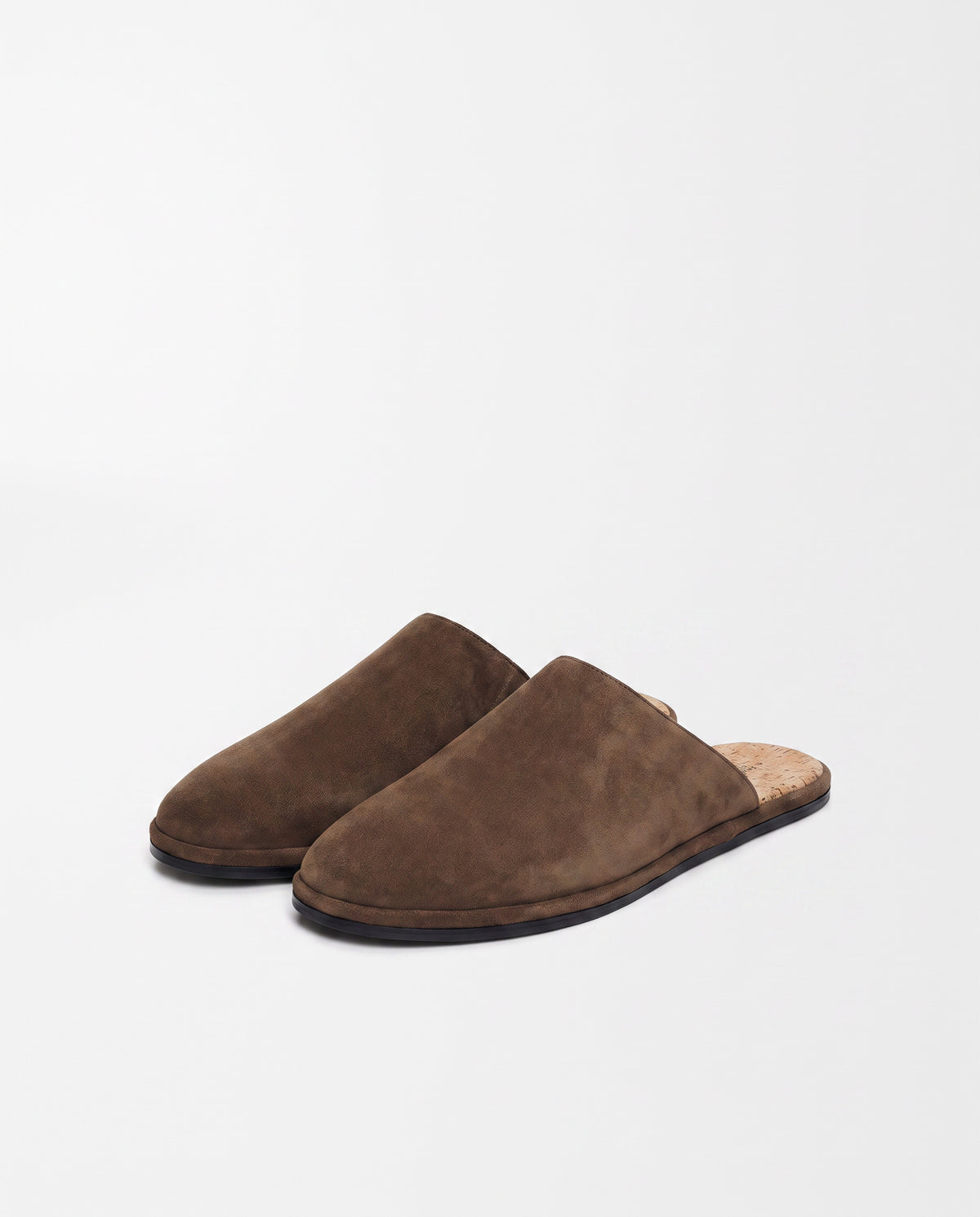 The Dume in Mocha Suede, 45Angle