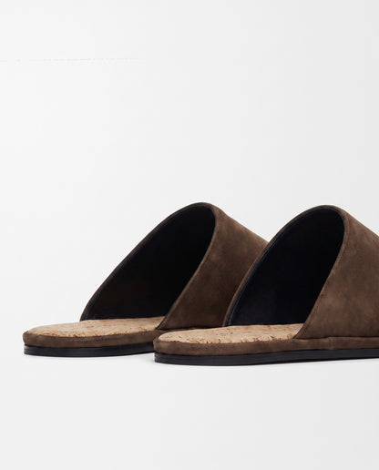 The Dume in Mocha Suede, Back45