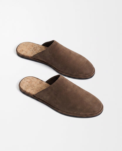 The Dume in Mocha Suede, Overhead45