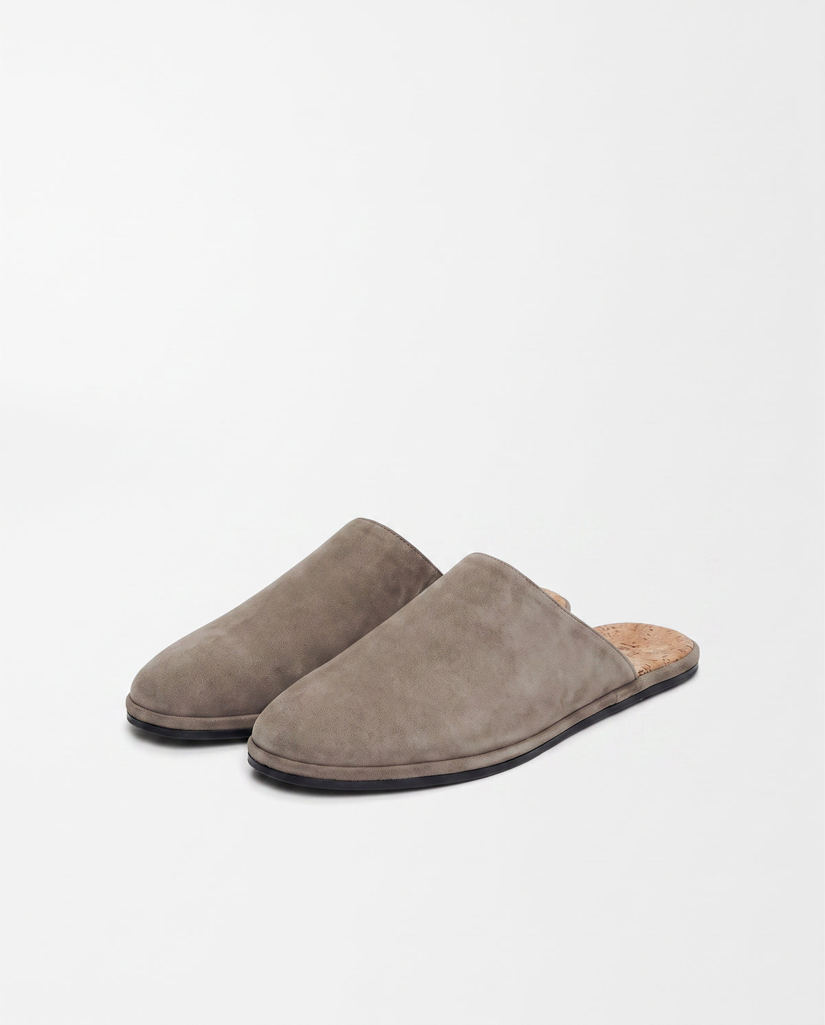 The Dume in Taupe Suede, 45Angle
