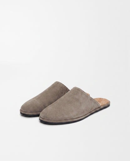 The Dume in Taupe Suede, 45Angle