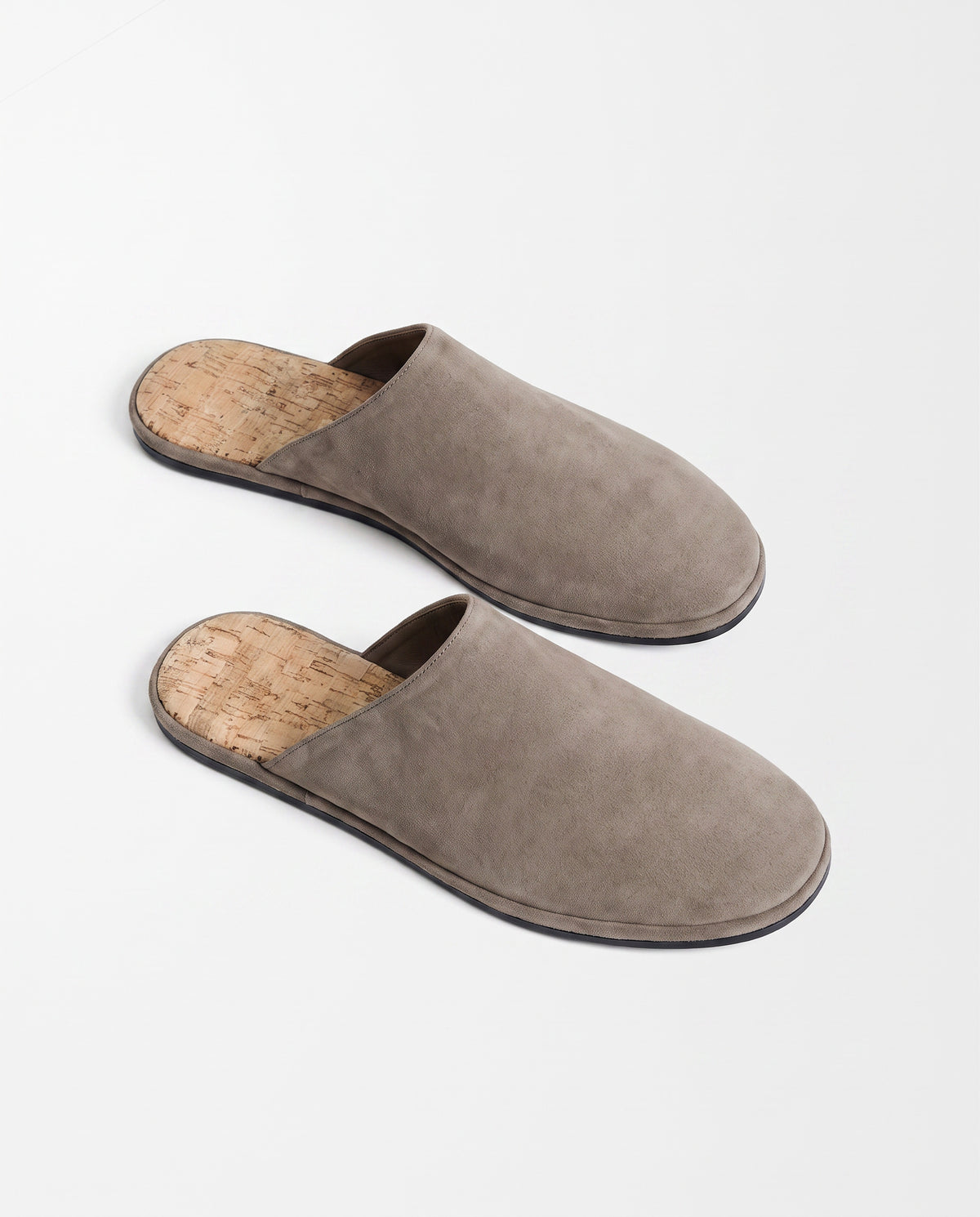 The Dume in Taupe Suede, Overhead45