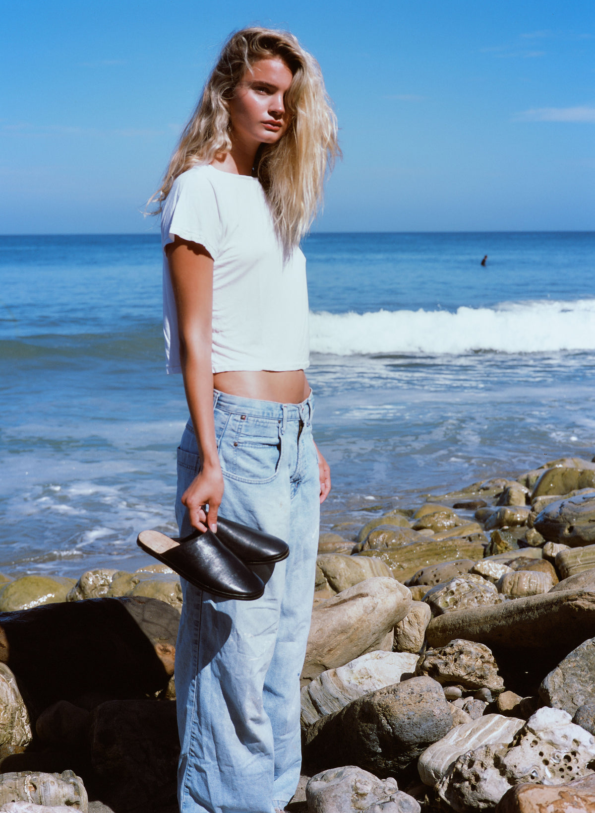 The Dume in Black Calf at Little Dume, Malibu