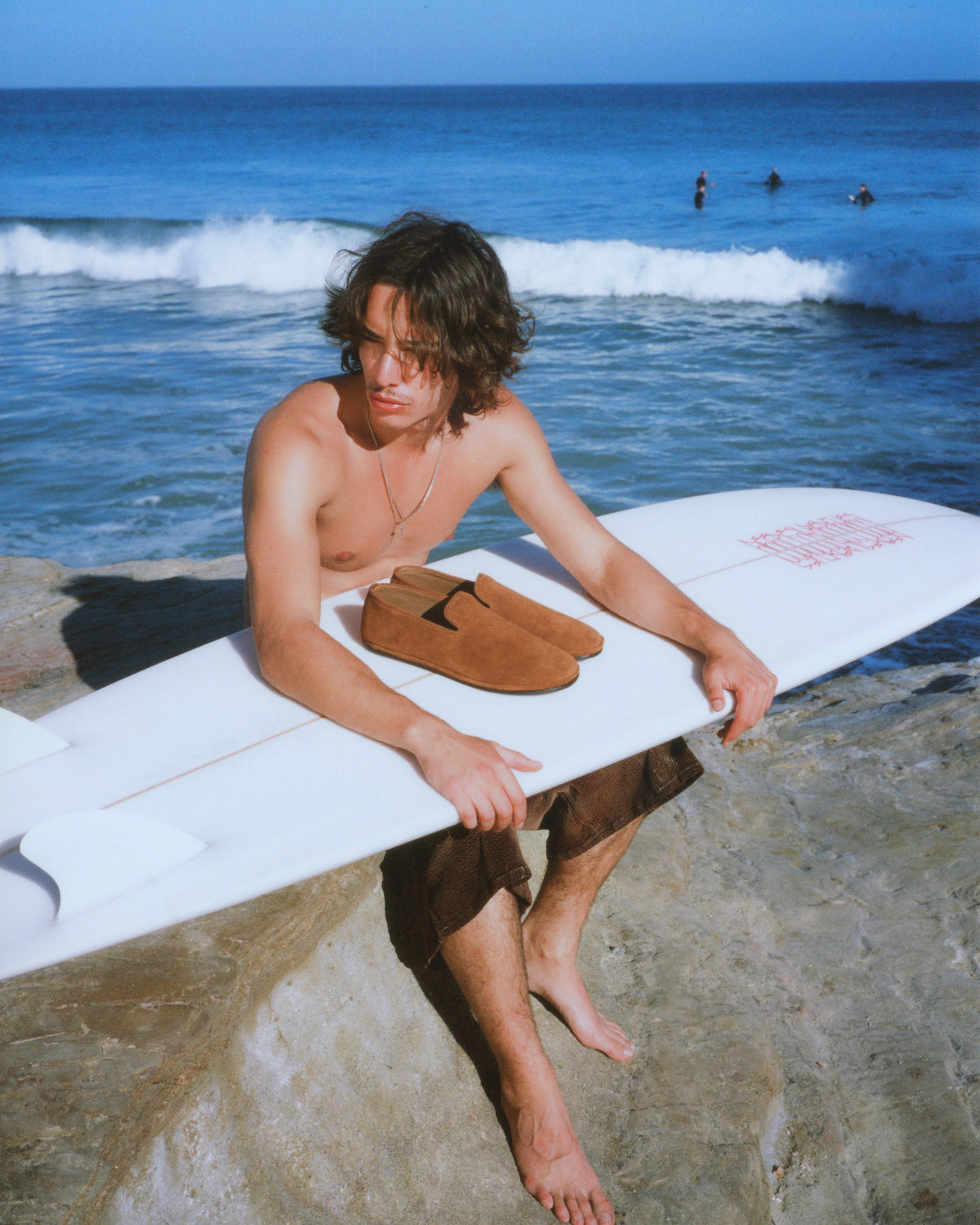 The Dume in Tobacco Suede at Little Dume, Malibu